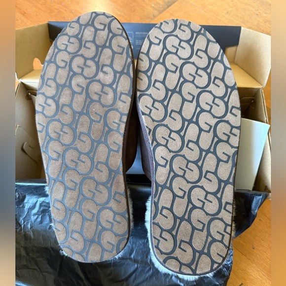 UGG Mens Scuff Dark Brown Suede Slipper Slides New with Box Size US 10 - Picture 5 of 8